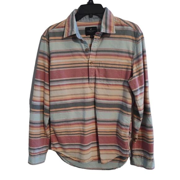 American Eagle | Striped Button down | S - Picture 1 of 5